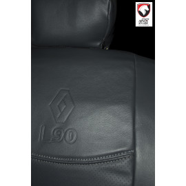 روکش صندلی چرمPU تندر-رنگ طوسی سیر