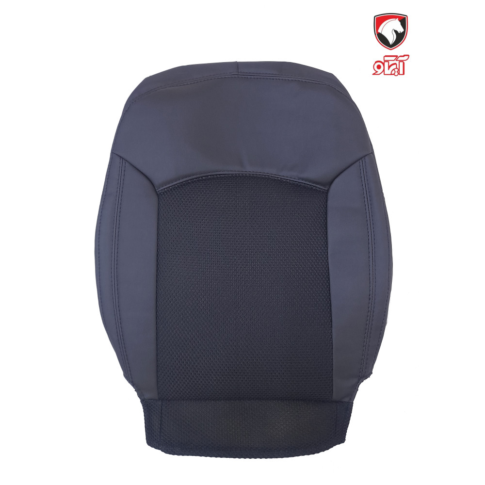 روکش صندلی چرم و تور طرح اسپیس پژو 206و207 و رانا مدل2017-دوتکه رنگ مشکی